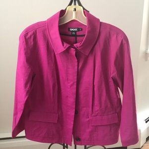 DKNY Pink Jacket Size 4